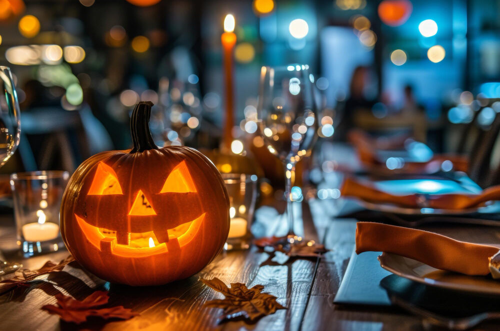 halloween em restaurantes