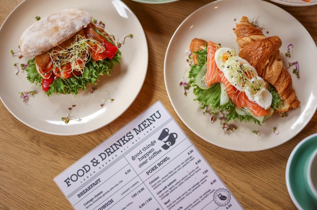 como montar um cardápio